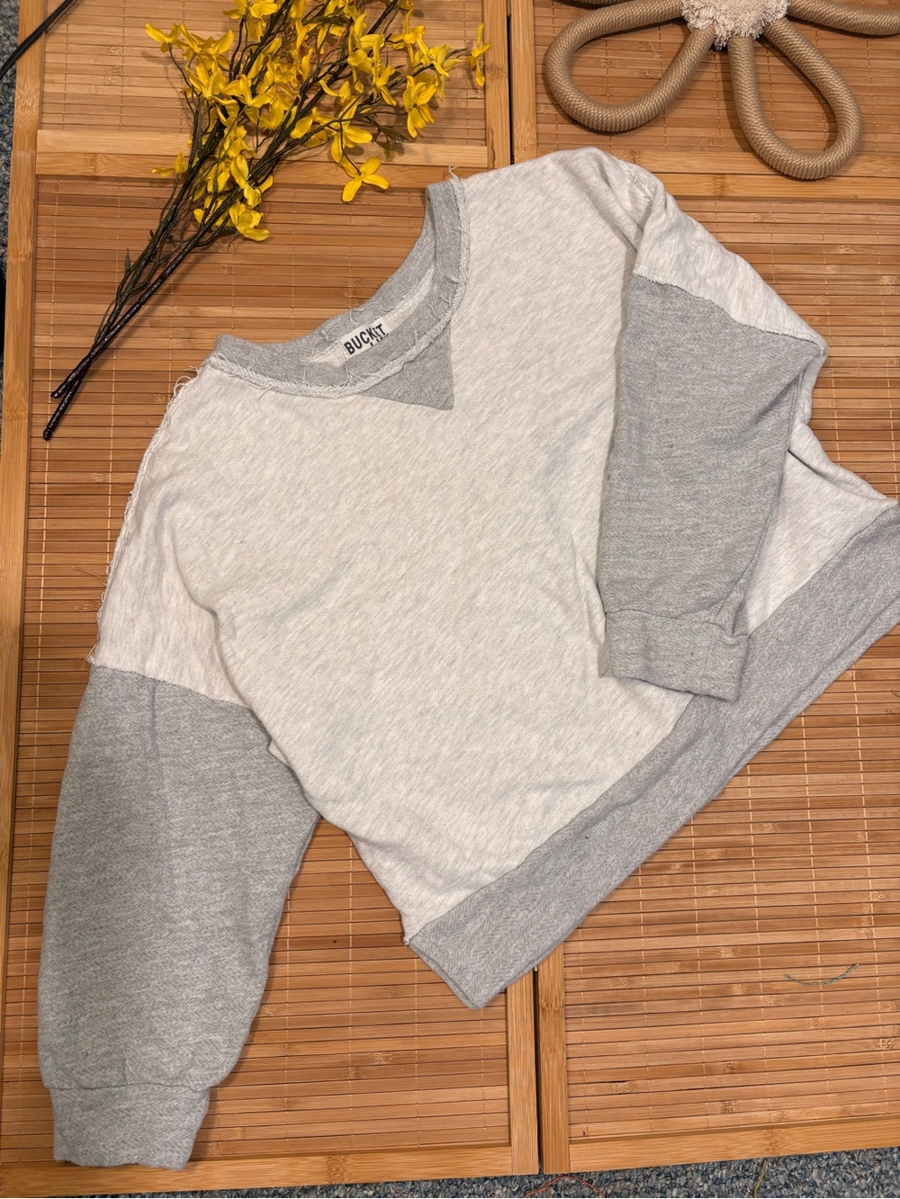 Bucket List Colorblock Sweatshirt